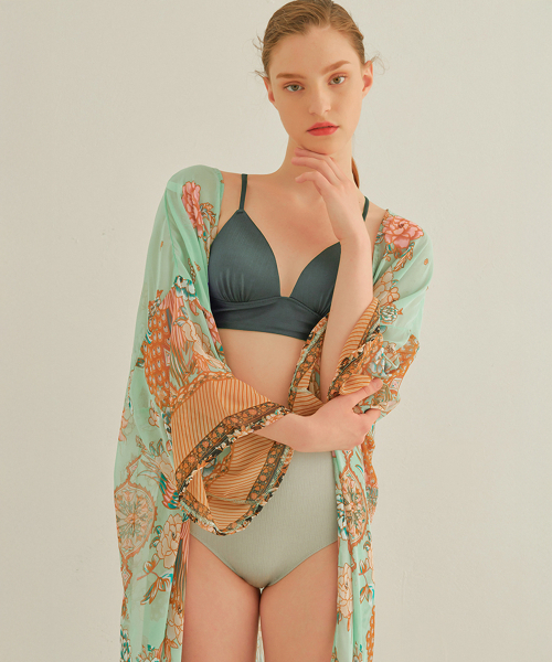 VIKINI VENDER(ビキニベンダー)の「フローラエスニックシフォンローブ(その他トップス・レディース・その他・ONE SIZE)」の4枚目の写真