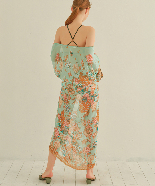 VIKINI VENDER(ビキニベンダー)の「フローラエスニックシフォンローブ(その他トップス・レディース・その他・ONE SIZE)」の6枚目の写真