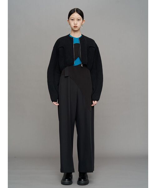 UN3D.（アンスリード）の「CORD LINE SHORT CARDIGAN / コードラインショートカーディガン（カーディガン/ボレロ・レディース・ブラック/グレー/ブルー・FREE）」の17枚目の写真