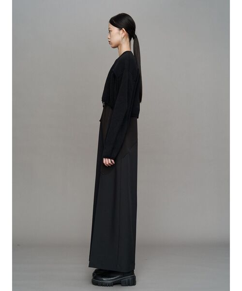 UN3D.（アンスリード）の「CORD LINE SHORT CARDIGAN / コードラインショートカーディガン（カーディガン/ボレロ・レディース・ブラック/グレー/ブルー・FREE）」の18枚目の写真