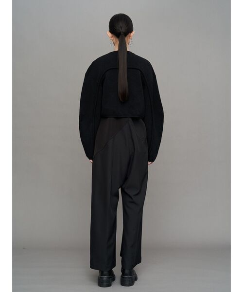 UN3D.（アンスリード）の「CORD LINE SHORT CARDIGAN / コードラインショートカーディガン（カーディガン/ボレロ・レディース・ブラック/グレー/ブルー・FREE）」の19枚目の写真