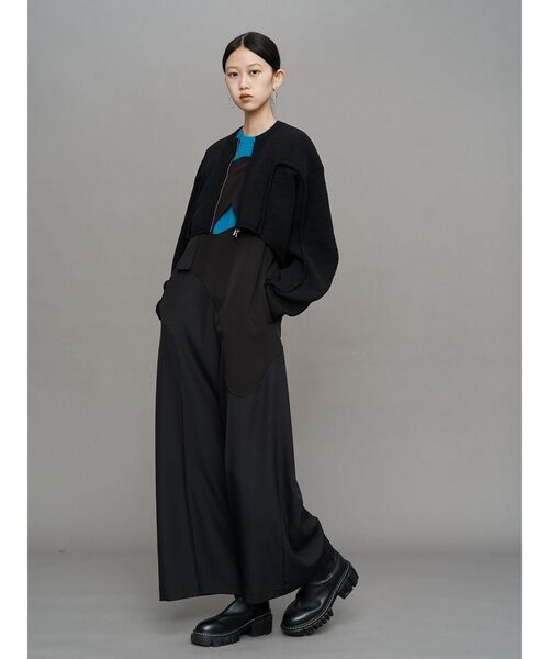 UN3D.（アンスリード）の「CORD LINE SHORT CARDIGAN / コードラインショートカーディガン（カーディガン/ボレロ・レディース・ブラック/グレー/ブルー・FREE）」の20枚目の写真