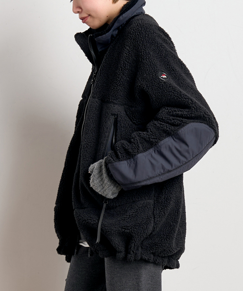YDOT(ワイドット)の「【YDOT/ワイドット】別注Boa blouson(ブルゾン・レディース・ブラック/ブラウン・FREE)」の9枚目の写真