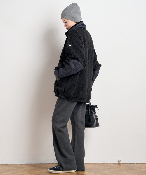 YDOT(ワイドット)の「【YDOT/ワイドット】別注Boa blouson(ブルゾン・レディース・ブラック/ブラウン・FREE)」の12枚目の写真