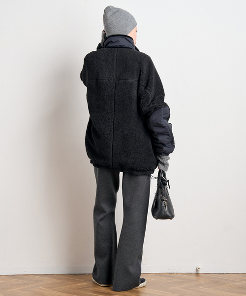 YDOT(ワイドット)の「【YDOT/ワイドット】別注Boa blouson(ブルゾン・レディース・ブラック/ブラウン・FREE)」の13枚目の写真