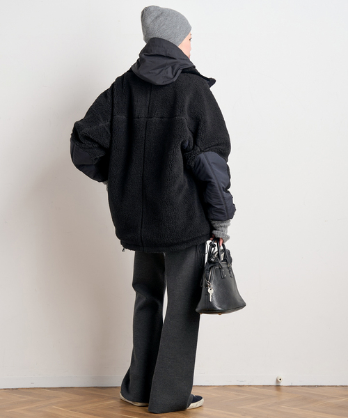 YDOT(ワイドット)の「【YDOT/ワイドット】別注Boa blouson(ブルゾン・レディース・ブラック/ブラウン・FREE)」の16枚目の写真