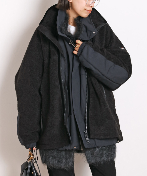 YDOT(ワイドット)の「【YDOT/ワイドット】別注Boa blouson(ブルゾン・レディース・ブラック/ブラウン・FREE)」の22枚目の写真