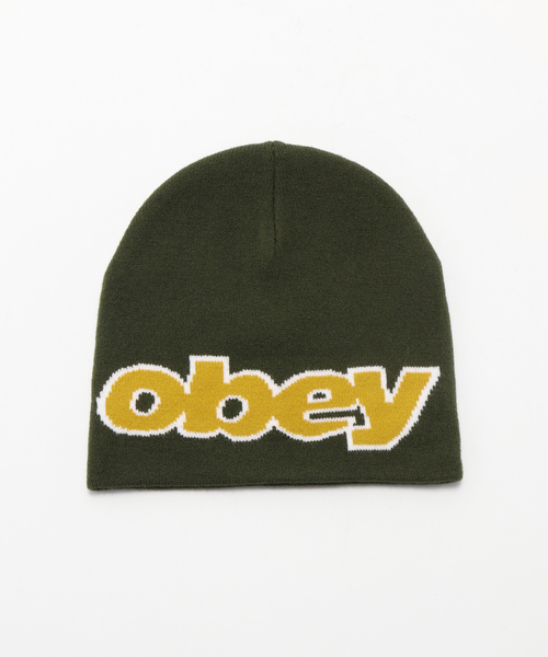OBEY(オベイ)の「OBEY / オベイ BYRON BEANIE(ニットキャップ/ビーニー・メンズ・ブルー/ブラック/グリーン・FREE)」の3枚目の写真