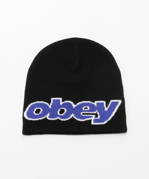 OBEY(オベイ)の「OBEY / オベイ BYRON BEANIE(ニットキャップ/ビーニー・メンズ・ブルー/ブラック/グリーン・FREE)」の2枚目の写真