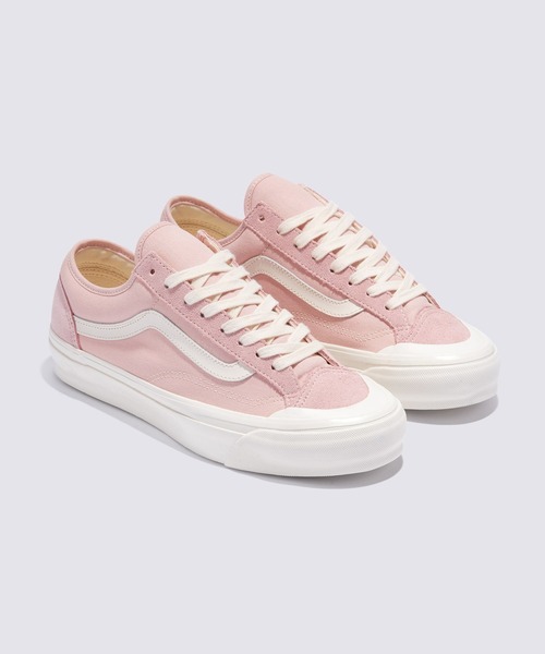 VANS(バンズ)の「PREMIUM オールドスクール 136 / LX Old Skool 136 Sepia Rose/Ma VN000SHMFBM1(スニーカー・メンズ・ライトピンク・4.5/5/5.5/6/6.5/7.5/10/4/7/10.5)」の2枚目の写真