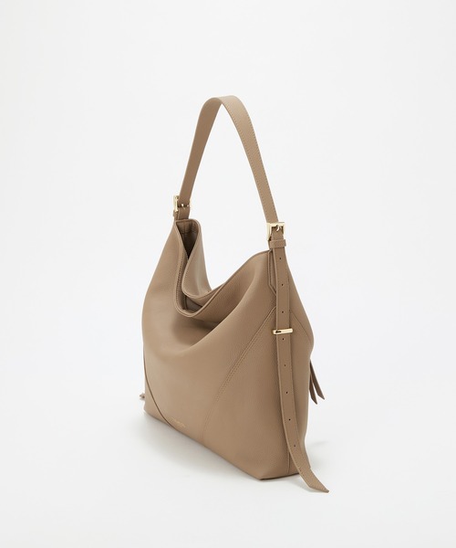 TREASURE TOPKAPI(トレジャートプカピ)の「【TREASURE TOPKAPI】シュリンクレザー ワンハンドル 2way ショルダー バッグ(ショルダーバッグ・レディース・グレイッシュベージュ/ブラック・FREE)」の16枚目の写真