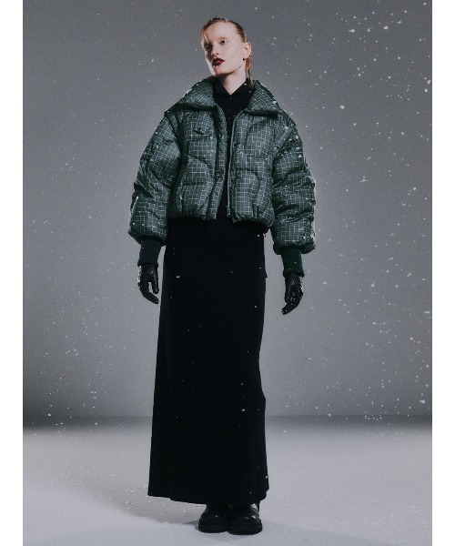 NANGA × Ameri 2WAY WAVE CHECK DOWN COAT NANGA × Ameri 2WAY WAVE CHECK DOWN COAT（ダウンジャケット/コート