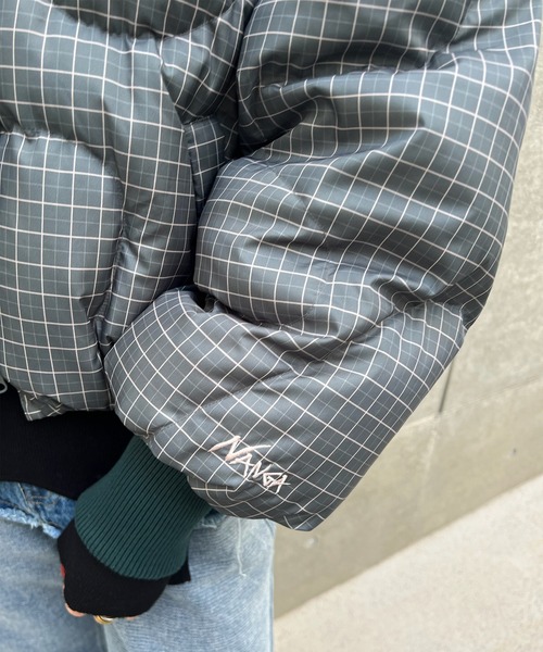 NANGA × Ameri 2WAY WAVE CHECK DOWN COAT（ダウンジャケット/コート