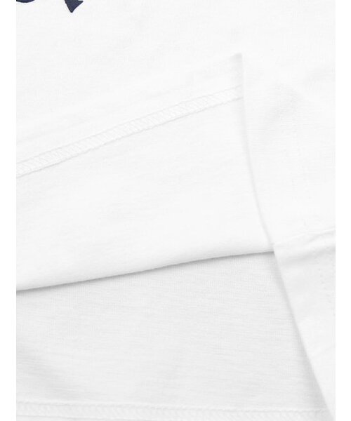 FABULOUS ARCHIVE(ファビュラスアーカイブ)の「ウィメンズ リリス エンボ クロップTシャツ ホワイトネイビー(FCC2TS387W)(Tシャツ/カットソー・レディース・ホワイト・SMALL/MEDIUM)」の8枚目の写真