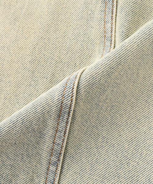 SUPPLIER(サプライヤー)の「SUPPLIER / サプライヤー Cross Leather Patch Baggy Denim(デニムパンツ・メンズ・ブルー/ブラック・LARGE/MEDIUM)」の5枚目の写真