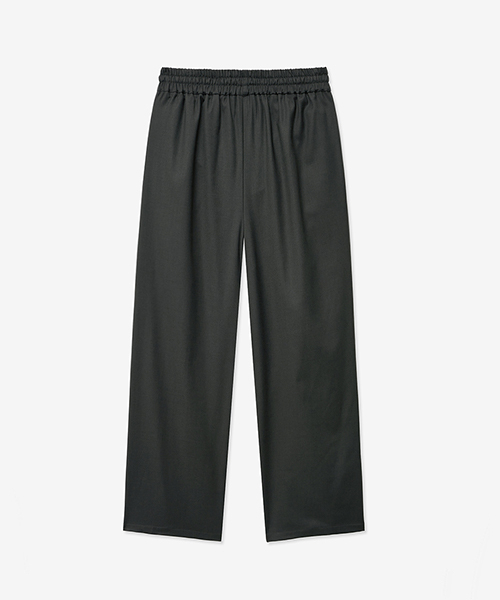 LADY VOLUME（レディーボリューム）の「[ALL-SEASON] BANDING LOOSE WIDE SLACKS_CHARCOAL（スラックス・レディース・その他・SMALL/MEDIUM）」の3枚目の写真
