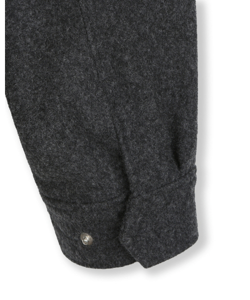 BESLOW(ビースロー)の「WOOL WIDE COLLAR HARRINGTON JACKET MELANGE CHARCOAL(その他アウター・メンズ・その他・LARGE/X-LARGE/SMALL/MEDIUM)」の6枚目の写真