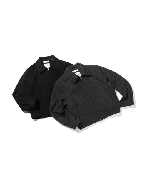 BESLOW(ビースロー)の「WOOL WIDE COLLAR HARRINGTON JACKET MELANGE CHARCOAL(その他アウター・メンズ・その他・LARGE/X-LARGE/SMALL/MEDIUM)」の9枚目の写真