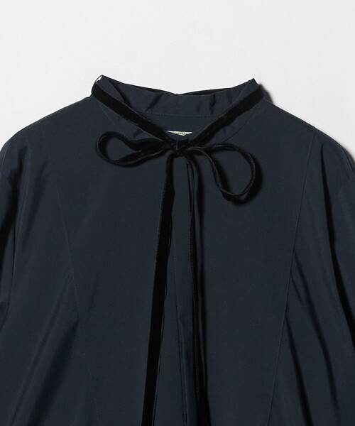 UNITED ARROWS（ユナイテッドアローズ）の「タフタ ギャザー ティアードワンピース ‐ウォッシャブル‐（ワンピース・レディース・ブラック/ネイビー・38/36）」の20枚目の写真