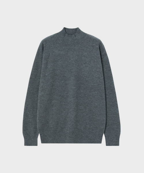 LEIRE（ルアール）の「ミニマルウールハイネックニット[グレー]（ニット/セーター・レディース・その他・LARGE/MEDIUM/X-LARGE）」の4枚目の写真