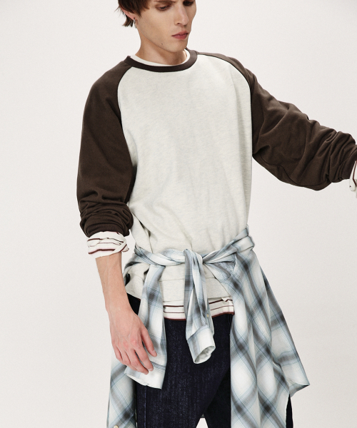 SHIRTER(シャーター)の「BRUSHED REGLAN SWEATSHIRT (BROWN)(スウェット・メンズ・その他・SMALL/MEDIUM/LARGE)」の7枚目の写真