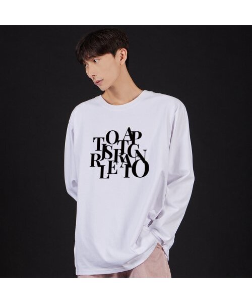 ASTRAL PROJECTION（アストラルプロジェクション）の「ビッグロゴオーバーサイズロングスリーブTシャツ_ホワイト（Tシャツ/カットソー・メンズ・その他・LARGE/MEDIUM/X-LARGE/XX-LARGE）」の4枚目の写真