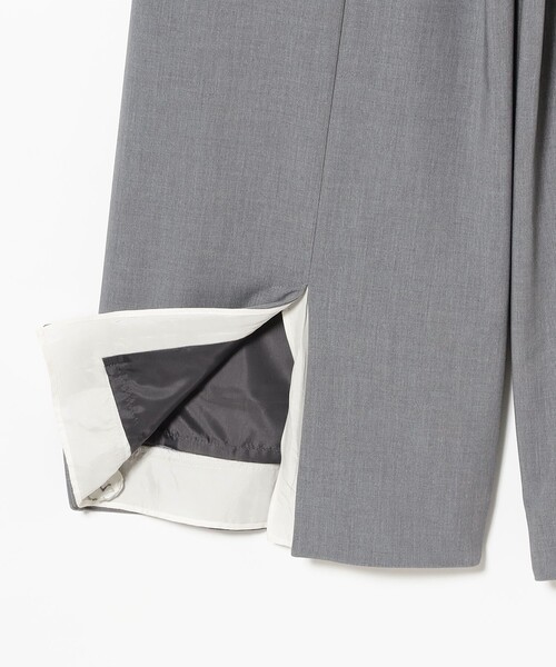 Ray BEAMS(レイビームス)の「バックスリット ワイド パンツ(その他パンツ・レディース・シルバー/ブラック・0/1)」の17枚目の写真