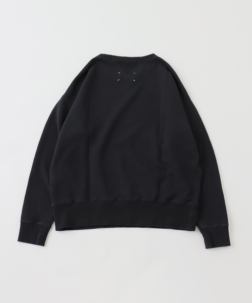 EDIFICE（エディフィス）の「MAISON MARGIELA(メゾンマルジェラ） DOUBLE GUSSET SWEAT SHIRT（Tシャツ/カットソー・メンズ・ブラック・LARGE/MEDIUM）」の8枚目の写真