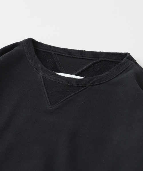 EDIFICE（エディフィス）の「MAISON MARGIELA(メゾンマルジェラ） DOUBLE GUSSET SWEAT SHIRT（Tシャツ/カットソー・メンズ・ブラック・LARGE/MEDIUM）」の7枚目の写真