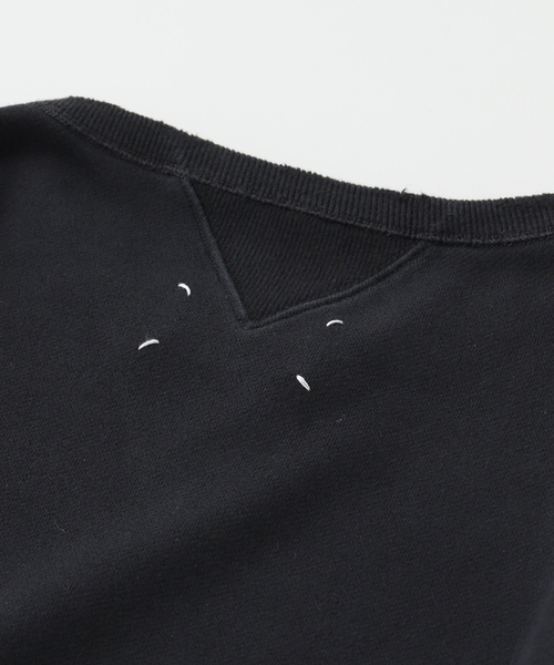 EDIFICE（エディフィス）の「MAISON MARGIELA(メゾンマルジェラ） DOUBLE GUSSET SWEAT SHIRT（Tシャツ/カットソー・メンズ・ブラック・LARGE/MEDIUM）」の5枚目の写真