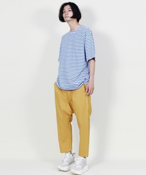 DEMARC(ドゥマーク)の「リネン無地リアルバギーフィットパンツマスタード(その他パンツ・メンズ・その他・MEDIUM/LARGE)」の4枚目の写真