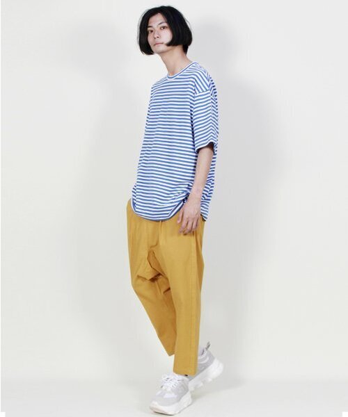 DEMARC(ドゥマーク)の「リネン無地リアルバギーフィットパンツマスタード(その他パンツ・メンズ・その他・MEDIUM/LARGE)」の5枚目の写真