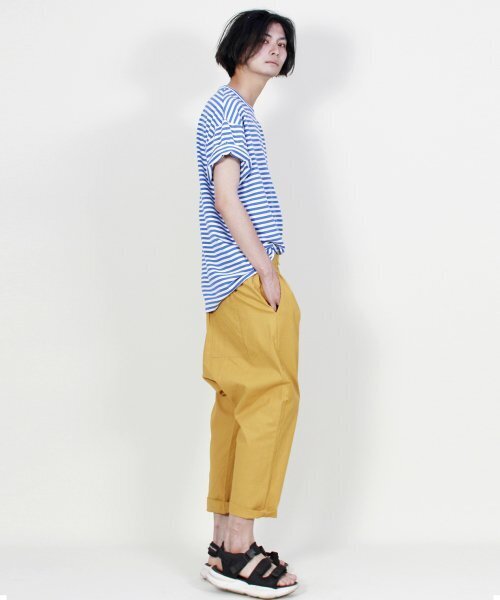 DEMARC(ドゥマーク)の「リネン無地リアルバギーフィットパンツマスタード(その他パンツ・メンズ・その他・MEDIUM/LARGE)」の6枚目の写真