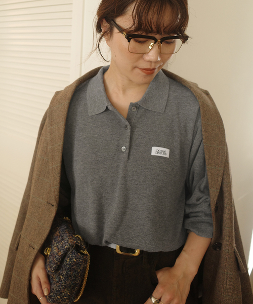 【新品未使用】スローブイエナ LOUNA SLOBE別注 ニットポロ 追加》LOUNA SLOBE別注 ニットポロ（ニット/セーター）｜SLOBE IENA