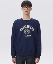 PLAC（プラック）の「グラフィックスウェットシャツネイビー（スウェット）」