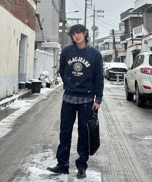 PLAC（プラック）の「グラフィックスウェットシャツネイビー（スウェット・メンズ・その他・SMALL/MEDIUM/LARGE/X-LARGE/X-SMALL）」の7枚目の写真
