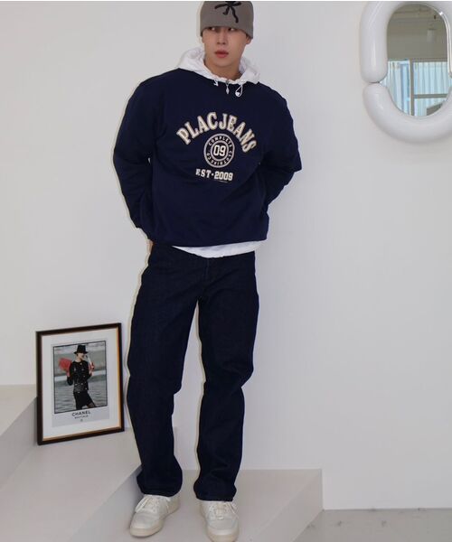 PLAC（プラック）の「グラフィックスウェットシャツネイビー（スウェット・メンズ・その他・SMALL/MEDIUM/LARGE/X-LARGE/X-SMALL）」の8枚目の写真