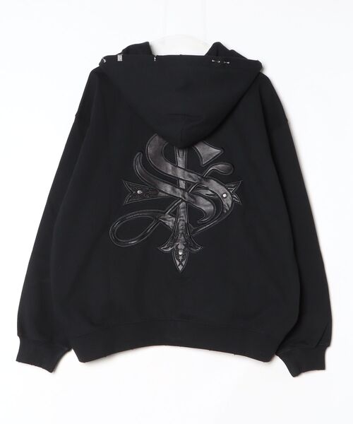 A'GEM/9 × .kom 『SUPPLIER/サプライヤー』 Pierced Tribal Cross Zip