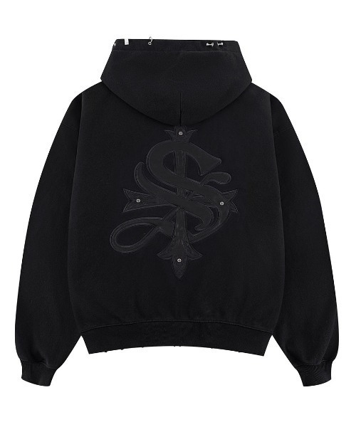 A'GEM/9 × .kom 『SUPPLIER/サプライヤー』 Smoke Cross Hoodie