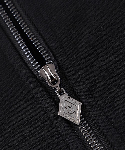 SUPPLIER（サプライヤー）の「A'GEM/9 × .kom 『SUPPLIER/サプライヤー』 Pierced Tribal Cross Zip Hoodie/ピアストライバルクロスジップパーカー（パーカー・メンズ・ブラック/ピンク/グレー・L/M/XL）」の16枚目の写真