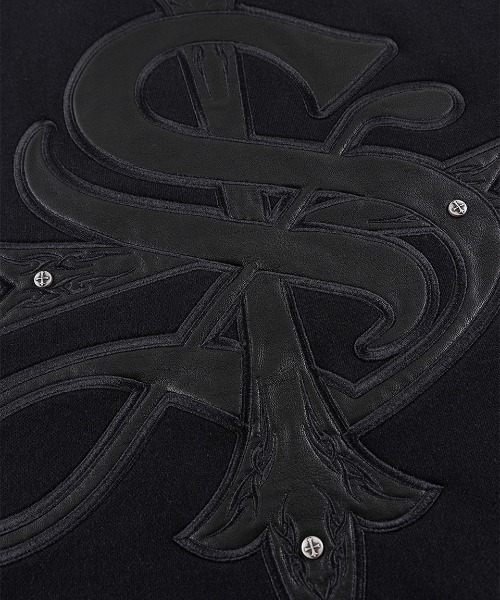 SUPPLIER（サプライヤー）の「A'GEM/9 × .kom 『SUPPLIER/サプライヤー』 Pierced Tribal Cross Zip Hoodie/ピアストライバルクロスジップパーカー（パーカー・メンズ・ブラック/ピンク/グレー・L/M/XL）」の17枚目の写真