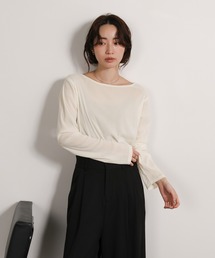 【Et】Sheer Velour Tops