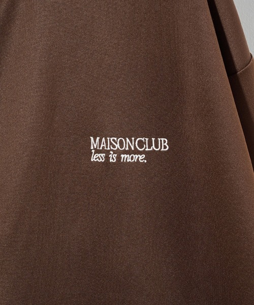 MAISON CLUB（メゾンクラブ）の「【MAISON CLUB】Professional Essential Stretch Track Jacket KKP　/　エッセンシャルストレッチトラックジャケット　ジャージ　AENNOYORK（ジャージ・メンズ・ブラック/グレー/ブラウン・M/L）」の7枚目の写真