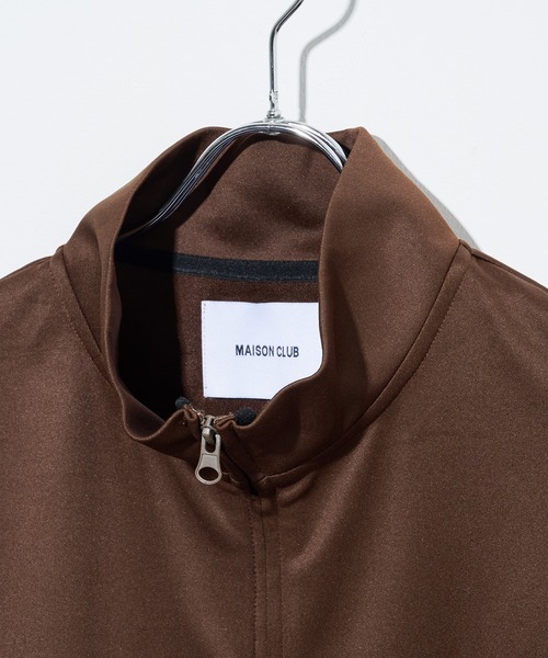 MAISON CLUB（メゾンクラブ）の「【MAISON CLUB】Professional Essential Stretch Track Jacket KKP　/　エッセンシャルストレッチトラックジャケット　ジャージ　AENNOYORK（ジャージ・メンズ・ブラック/グレー/ブラウン・M/L）」の8枚目の写真