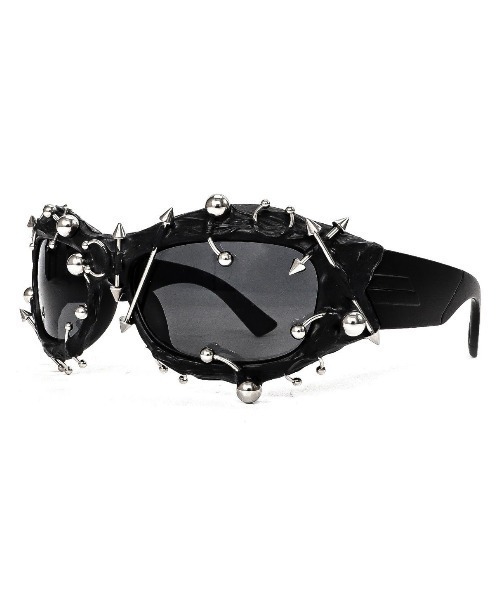 ViViDAY（ビビデー）の「ピアスデザインサングラス（サングラス・レディース・ブラック・FREE）」の4枚目の写真