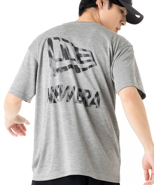 NEW ERA(ニューエラ)の「ニューエラ パフォーマンスアパレル 半袖Tシャツ(Tシャツ/カットソー・メンズ・グレー/ブラック・XL/L/S/M/XXL)」の2枚目の写真