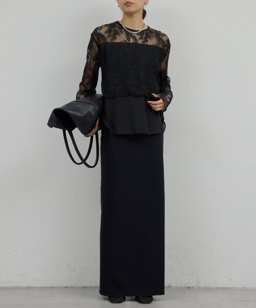 GALLARDAGALANTE（ガリャルダガランテ）の「【2.718】シュリンクレザートート（トートバッグ・レディース・ブラック/グレイッシュベージュ・FREE）」の7枚目の写真