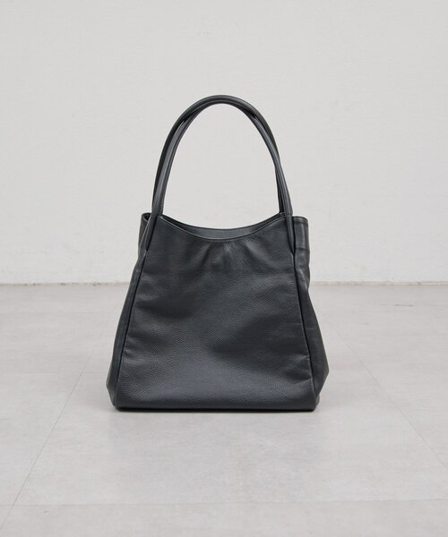 GALLARDAGALANTE（ガリャルダガランテ）の「【2.718】シュリンクレザートート（トートバッグ・レディース・ブラック/グレイッシュベージュ・FREE）」の11枚目の写真