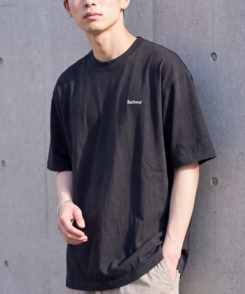 Barbour(バブアー)の「【Barbour】barbour dalton logo os t-shirt(Tシャツ/カットソー・メンズ・オリーブ/ブラック/ホワイト系1/ネイビー/ブルー/ホワイト/グリーン・34/42/40/38/36)」の17枚目の写真
