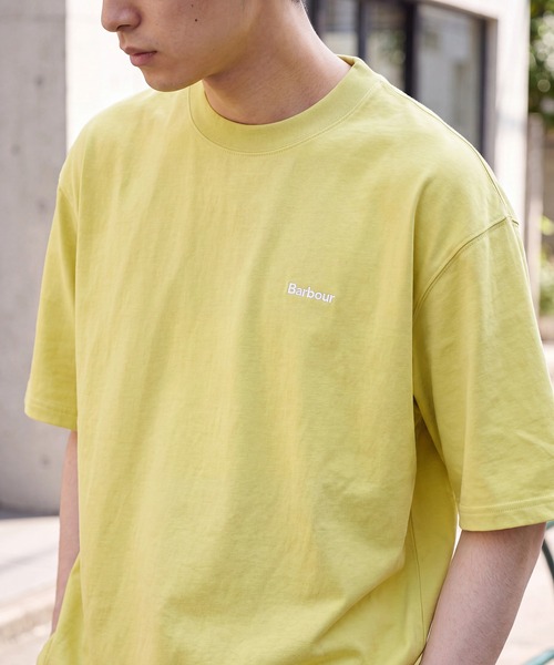 Barbour(バブアー)の「【Barbour】barbour dalton logo os t-shirt(Tシャツ/カットソー・メンズ・オリーブ/ブラック/ホワイト系1/ネイビー/ブルー/ホワイト/グリーン・34/42/40/38/36)」の22枚目の写真